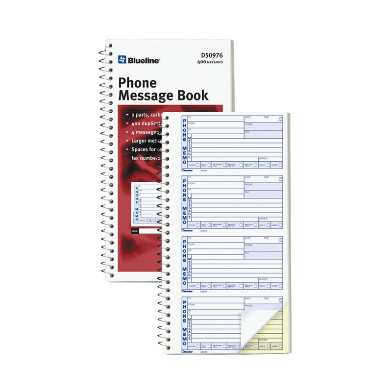 Image Telephone Message Pads